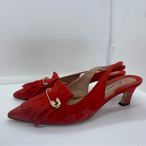 Brian Atwood Shoes - Brian Atwood Women's Georgina SKiltie Fringe Slingback Pumps